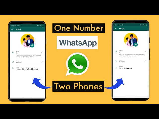 How to use same WhatsApp account on two smartphones
